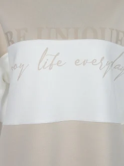 Damen Sweatshirt mit Colorblocking