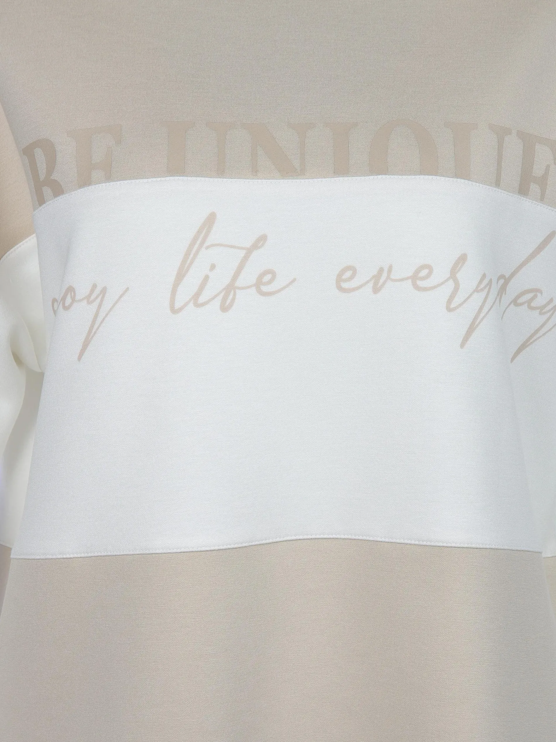 Damen Sweatshirt mit Colorblocking