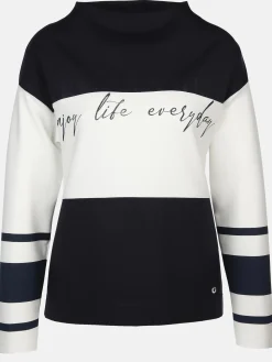 Damen Sweatshirt mit Colorblocking