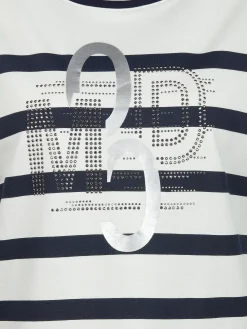 Damen Sweatshirt mit Glitzersteinchen