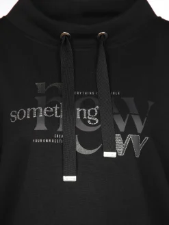 Damen Sweatshirt mit hübschen Strasselementen