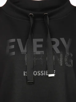 Damen Sweatshirt mit Stehkragen