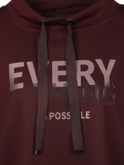 Damen Sweatshirt mit Stehkragen