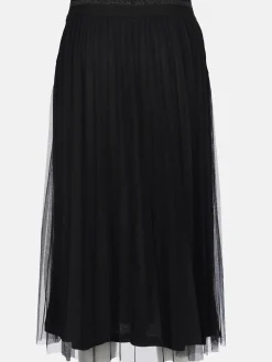Damen Tüllrock in Plisseeoptik