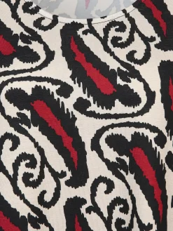 Damen Top im Ethno-Print