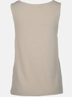 Damen Top in Boucle-Optik