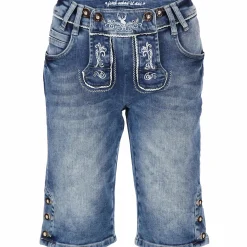 Damen Trachtenbermuda mit Stickerei