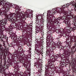 Damen Trachtenbluse im floralen Print