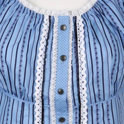 Damen Trachtenbluse mit Spitzenbesatz