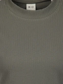 Damen T-Shirt in Ottomanripp