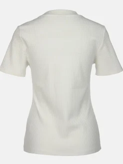 Damen T-Shirt in Ottomanripp