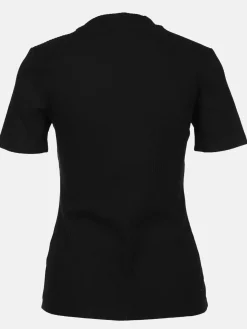 Damen T-Shirt in Ottomanripp