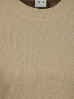 Damen T-Shirt in Ottomanripp