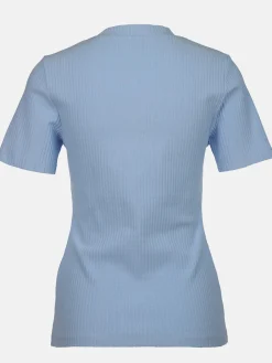 Damen T-Shirt in Ottomanripp