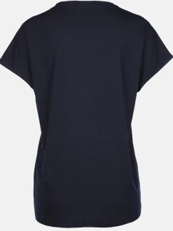 Damen T-Shirt mit Lochstickerei