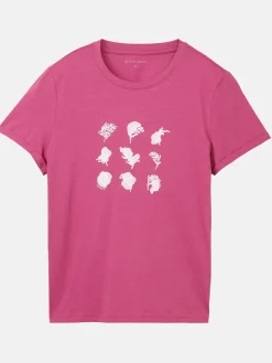 Damen T-Shirt mit Rubber Print