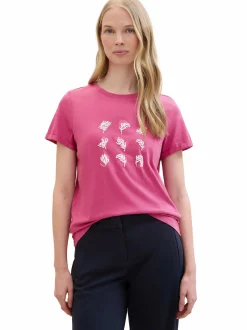 Damen T-Shirt mit Rubber Print
