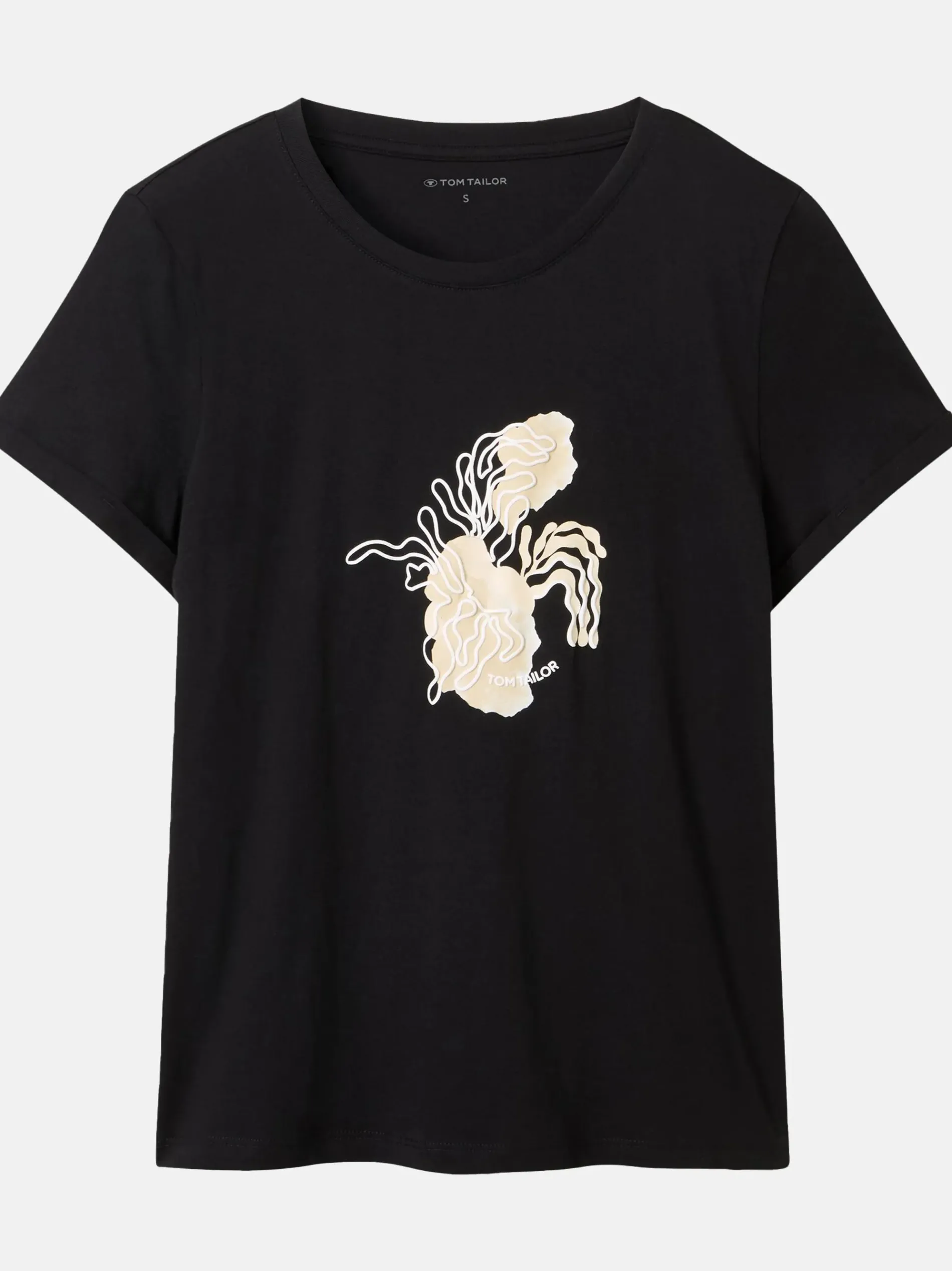 Damen T-Shirt mit Rubber Print