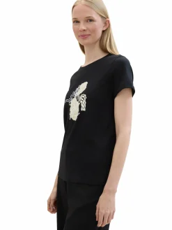 Damen T-Shirt mit Rubber Print