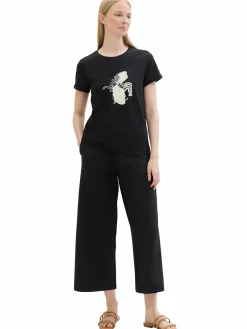 Damen T-Shirt mit Rubber Print