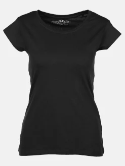 Damen T-Shirt unifarben
