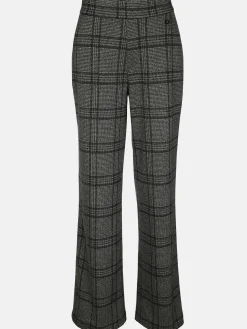 Damen Wideleg Hose mit Muster