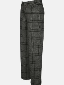 Damen Wideleg Hose mit Muster