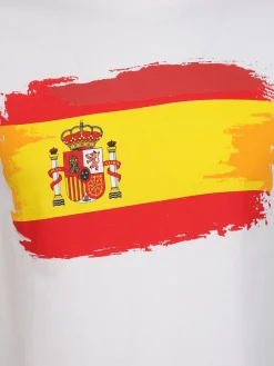 Damen/Herren T-Shirt mit Länderfahne Fussball EM24