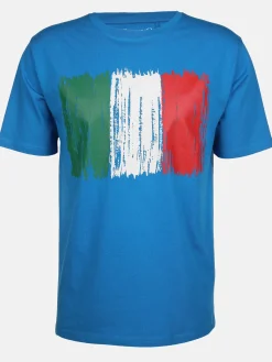 Damen/Herren T-Shirt mit Länderfahne Fussball EM24