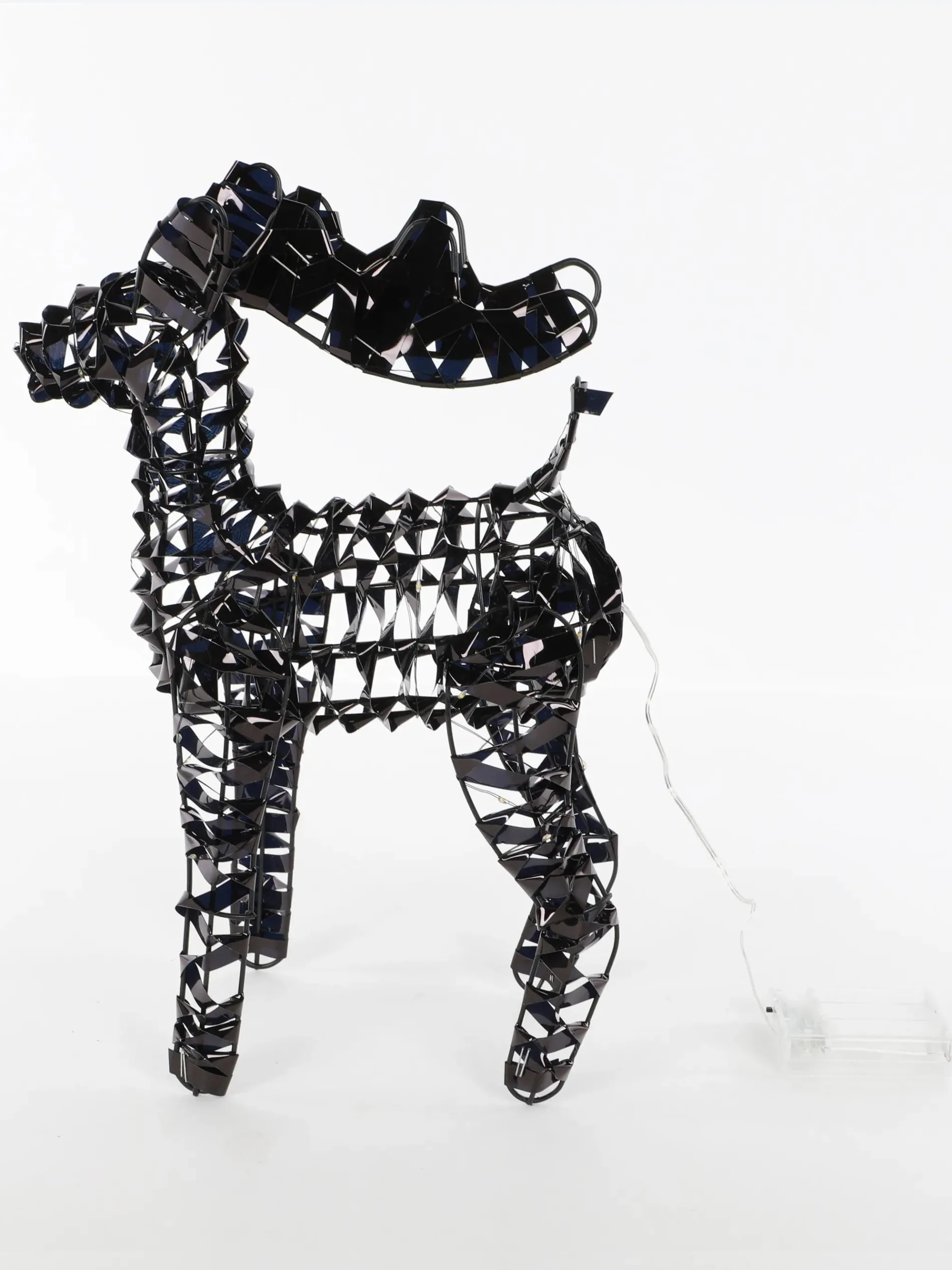 Deko Rentier mit LED Beleuchtung ca.37 hoch