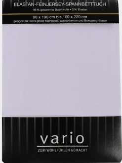 Feinjersey Spannbetttuch 90x190cm bis 100x220cm