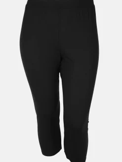 Große Größen Basic Capri-Leggings
