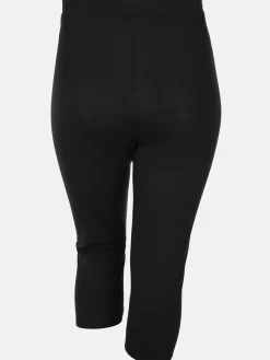 Große Größen Basic Capri-Leggings