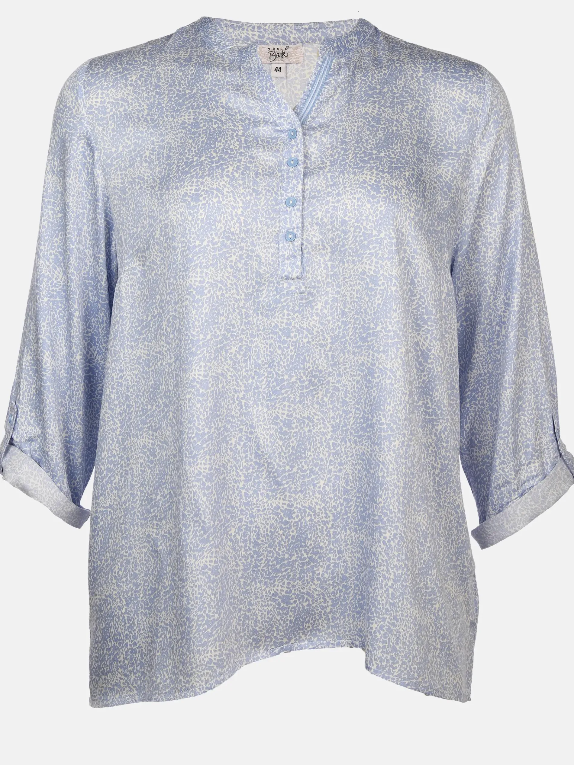 Große Größen Bluse im Minimalprint