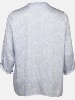 Große Größen Bluse im Minimalprint