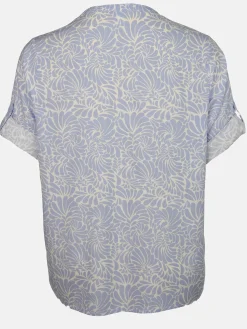 Große Größen Bluse mit Alloverprint