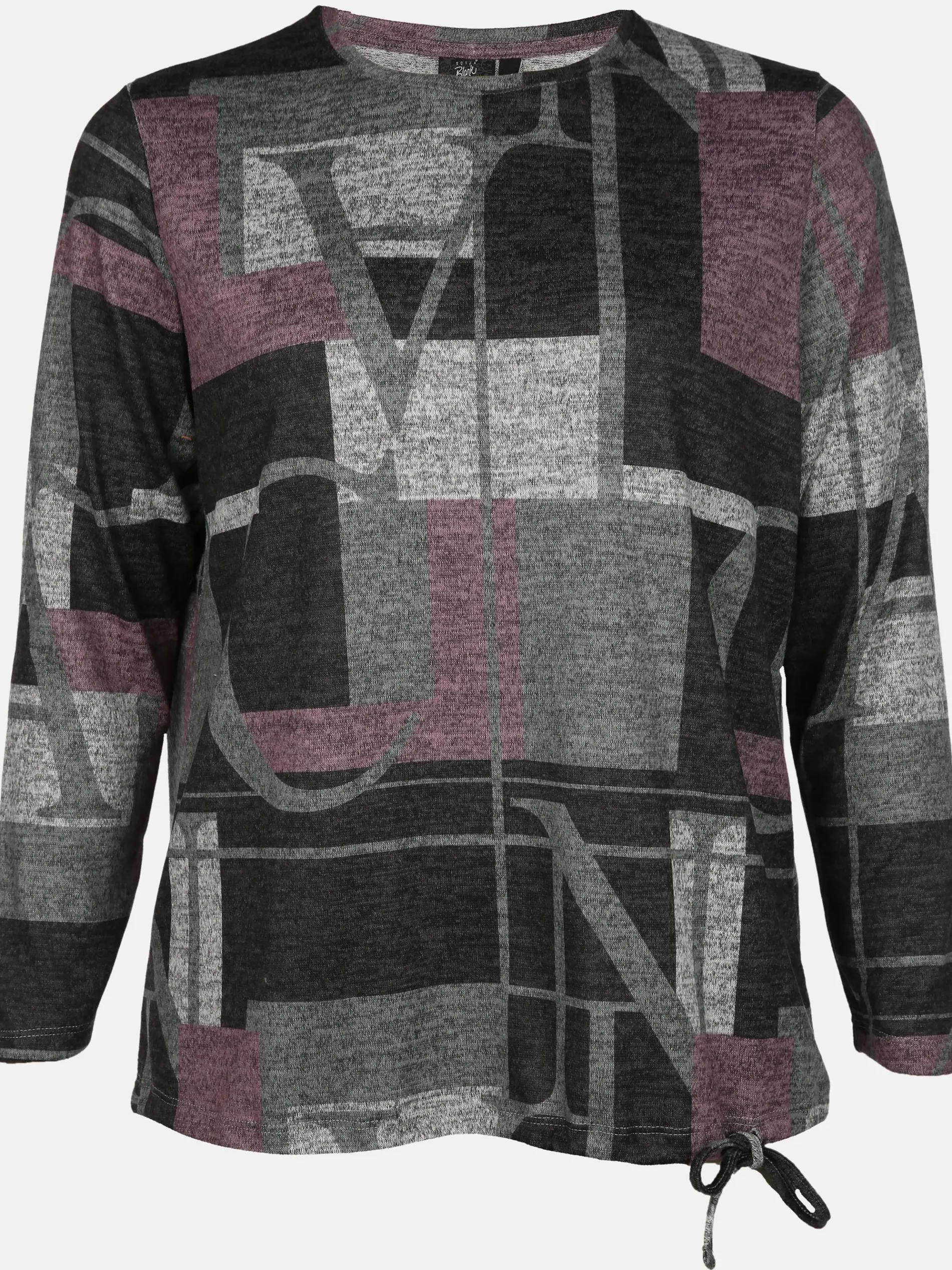 Große Größen Flauschshirt