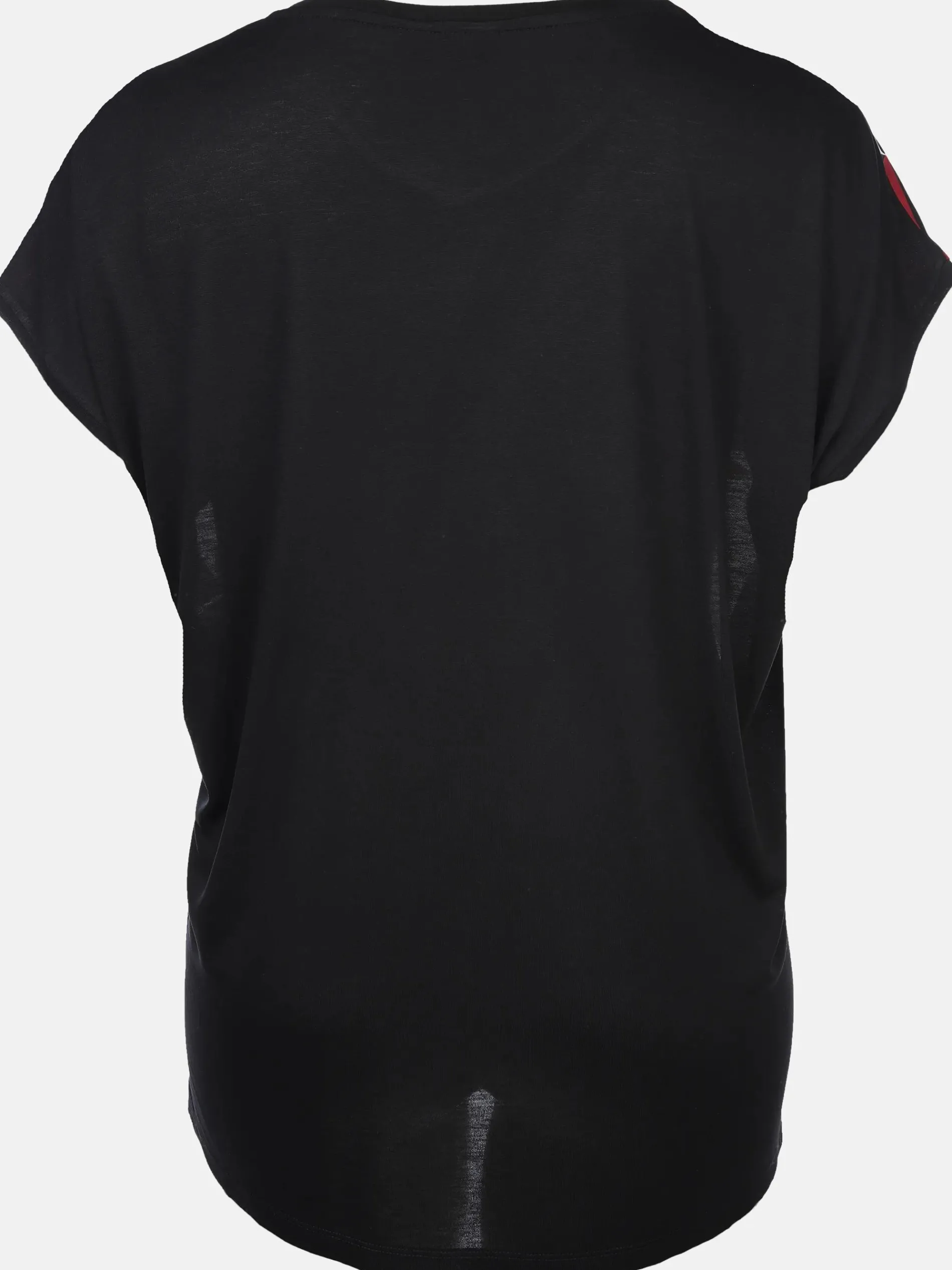 Große Größen Materialmix-Shirt