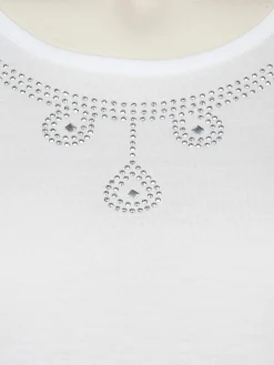 Große Größen Shirt mit Glitzersteinchen