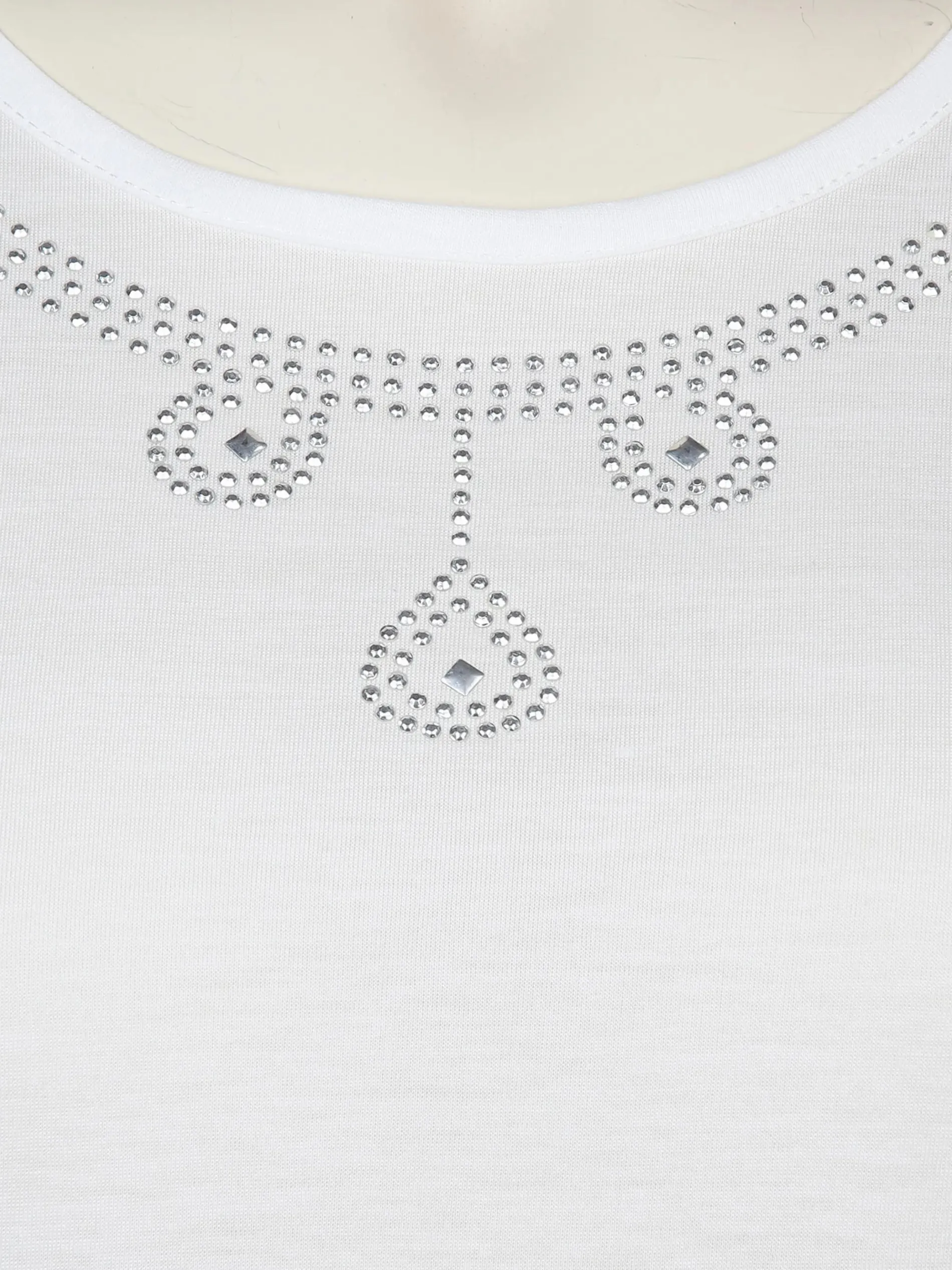 Große Größen Shirt mit Glitzersteinchen