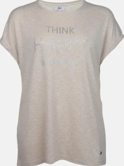 Große Größen Shirt mit Silberprint