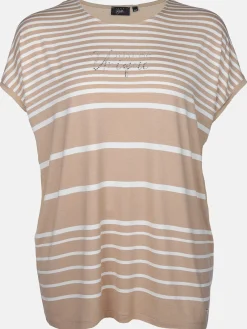 Große Größen Shirt mit Strasssteinchen