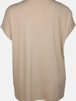 Große Größen Shirt mit Strasssteinchen