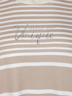 Große Größen Shirt mit Strasssteinchen