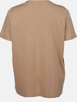 Große Größen T-Shirt mit Strasssteinchen