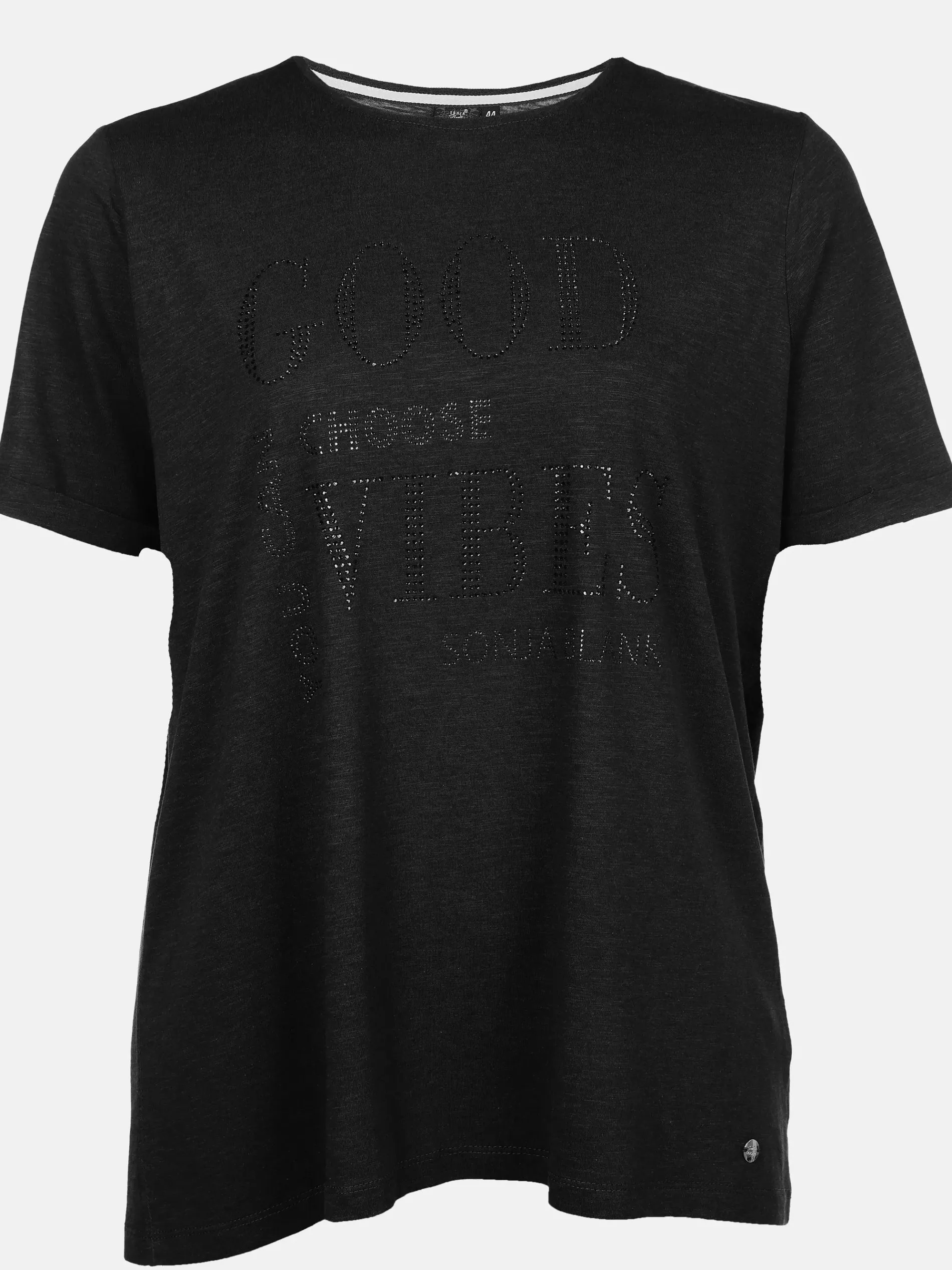 Große Größen T-Shirt mit Strasssteinchen