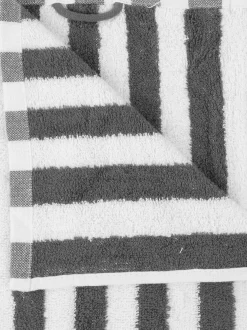 Gästetuch mit Streifen, 30x50cm