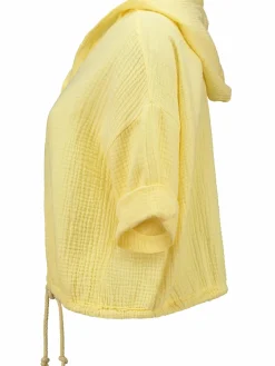 Hailys MA44DDY Musselinbluse mit Kapuze