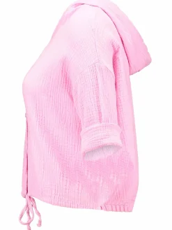 Hailys MA44DDY Musselinbluse mit Kapuze