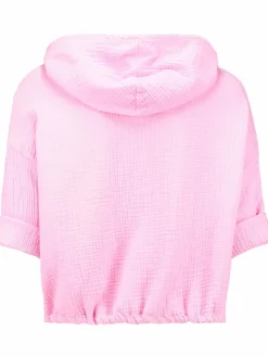 Hailys MA44DDY Musselinbluse mit Kapuze